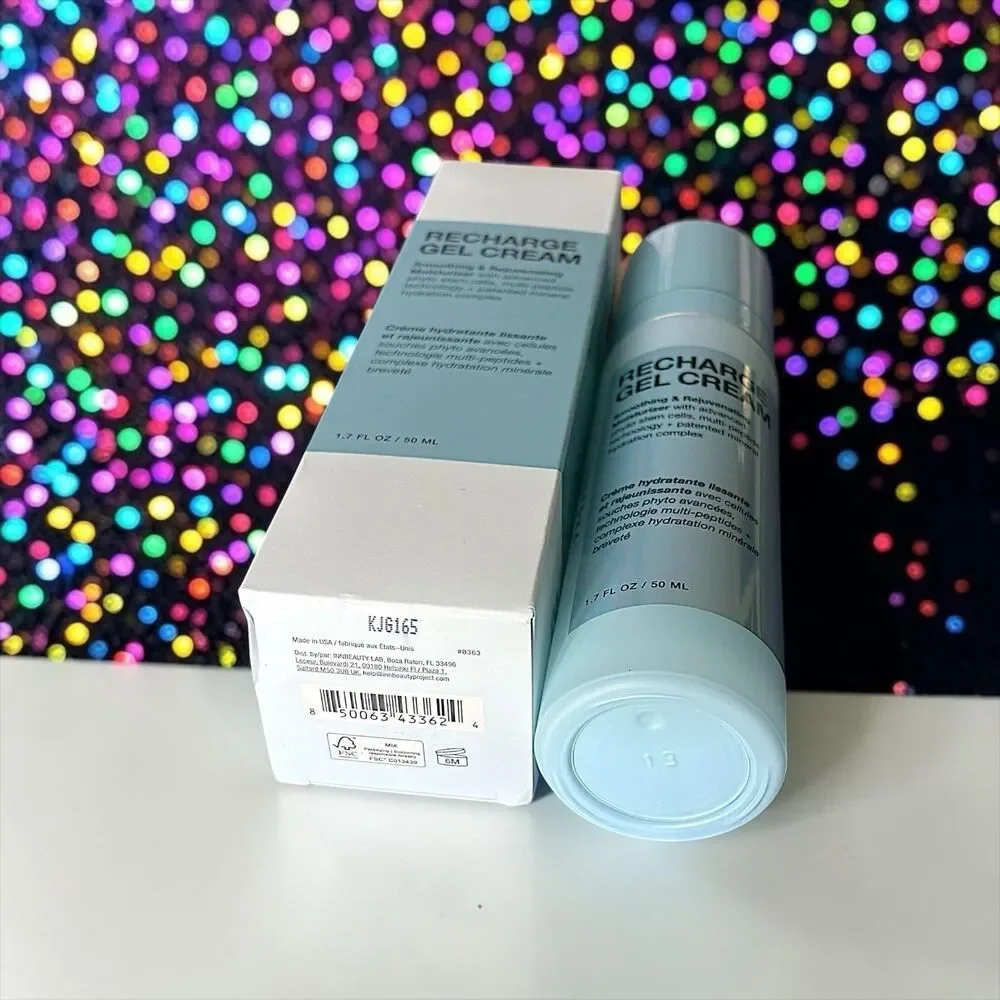 INN BEAUTY PROJECT Recharge Gel Cream Refillable Full Size 1.7 fl oz NIB